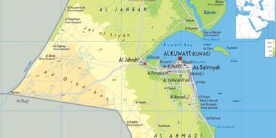Mappa di arifjan kuwait 